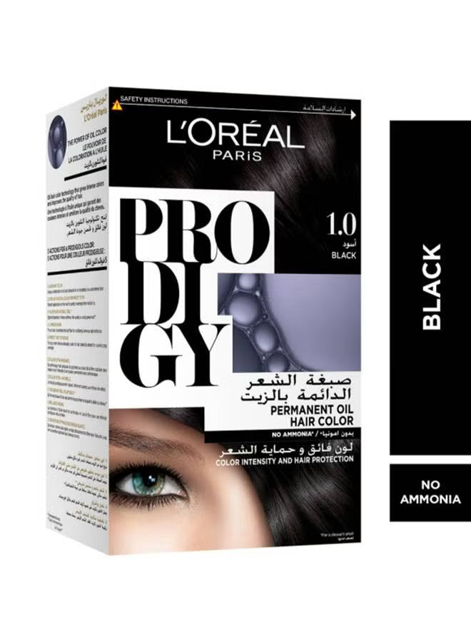 L'OREAL PARIS Prodigy Permanent No Ammonia Hair Color 1.0 Black