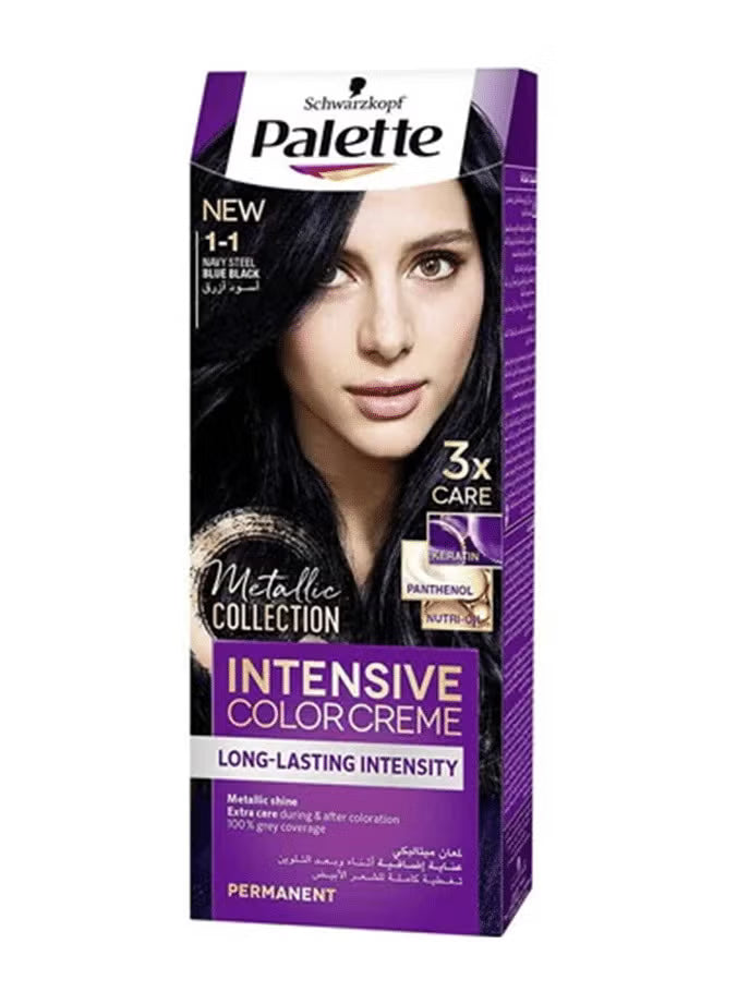 Palette Intensive Hair Color Cream 1.1 Blue Black