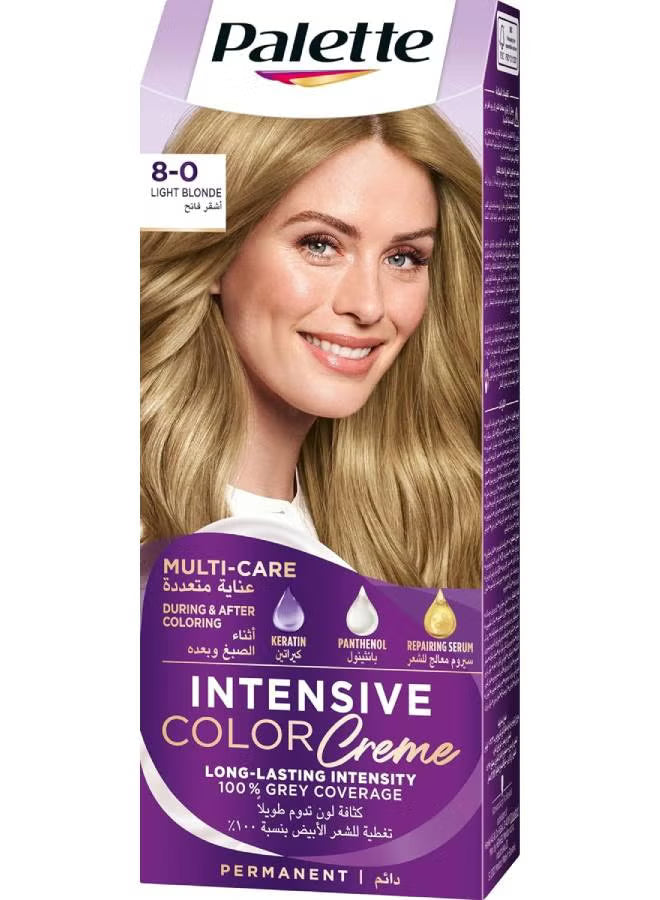 Palette Intensive Hair Color Cream 8.0 Light Blonde