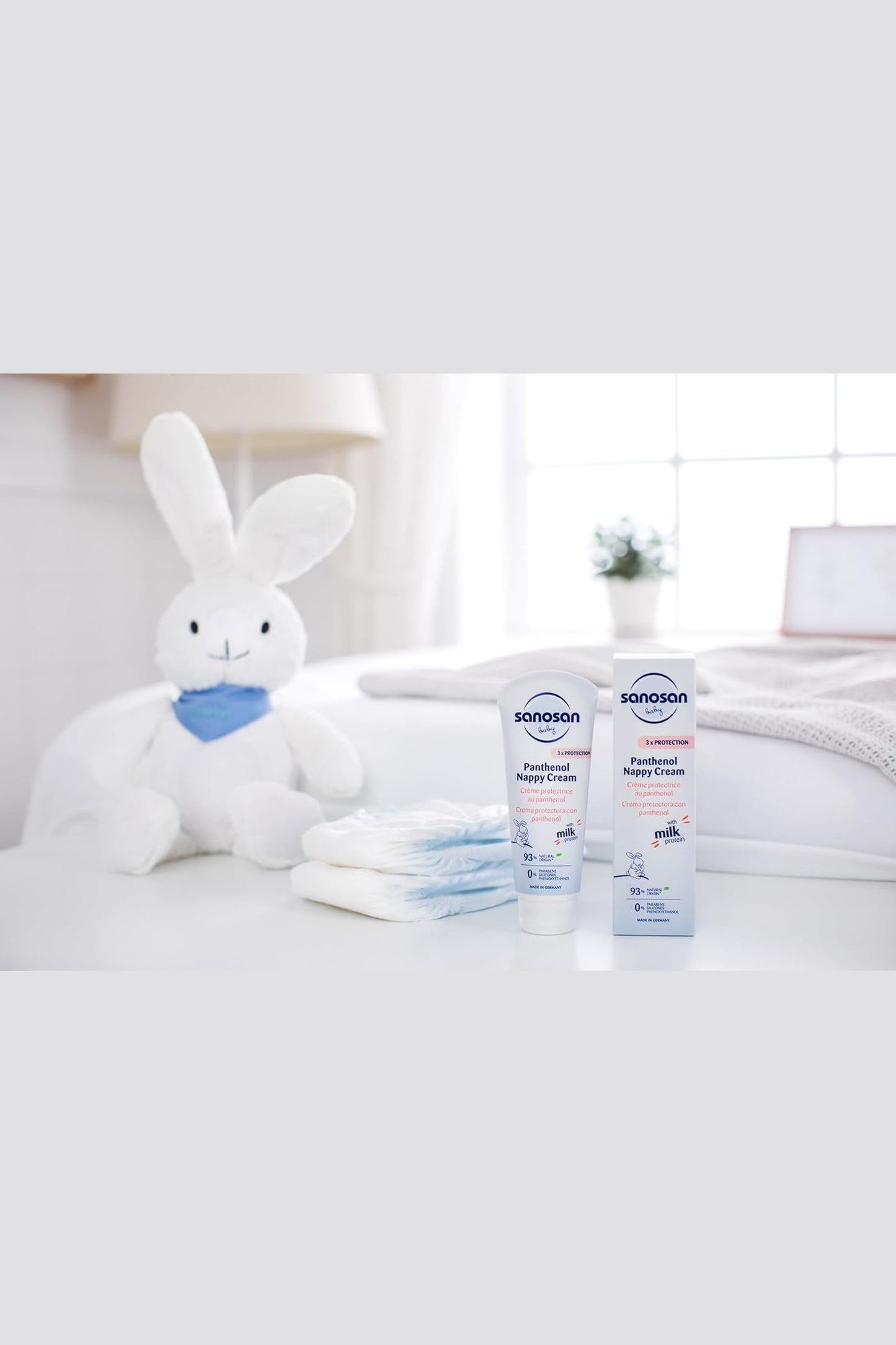 Sanosan panthenol nappy baby cream 100 ml