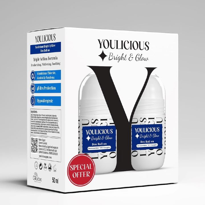 Youlicious Deodorant Roll on Bright &glow 1+1