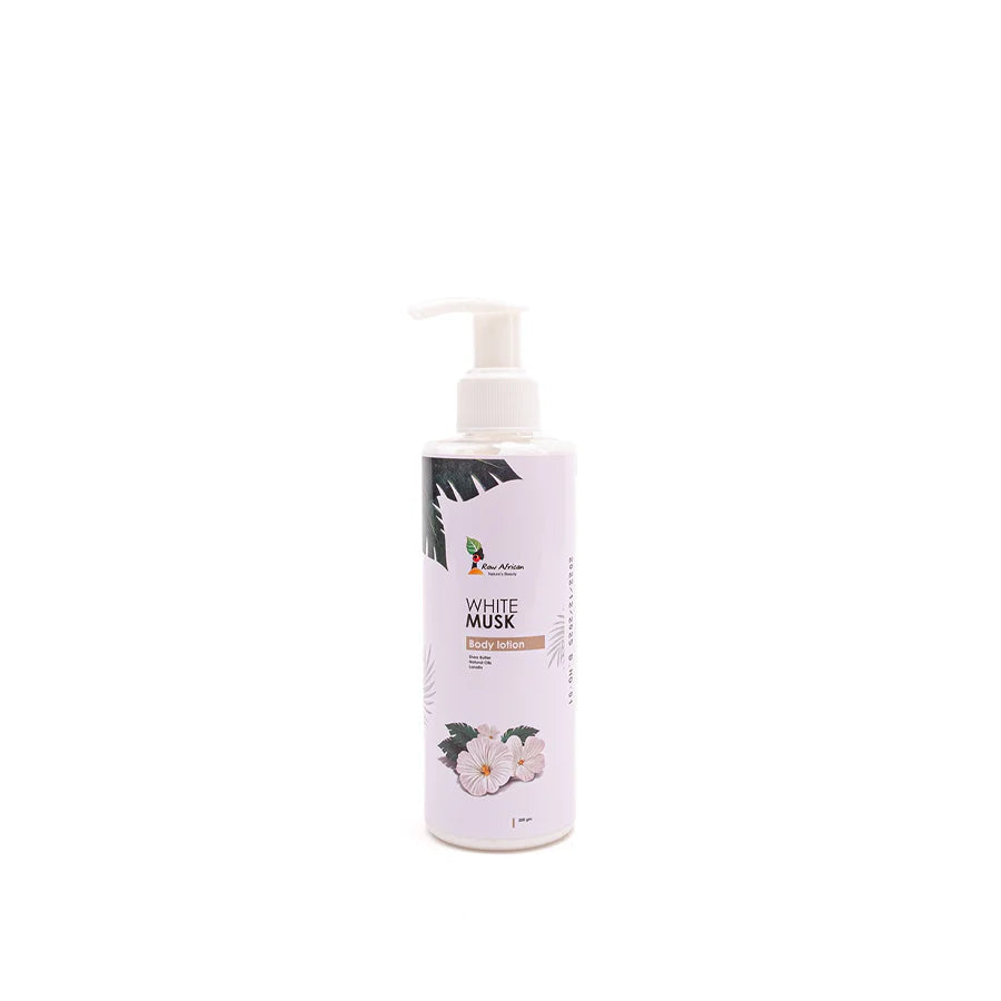 Raw African White Musk body lotion 200ml
