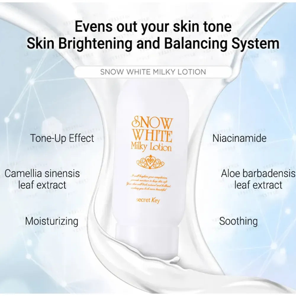 Secret Key Snow White Milk Skin Lightening Lotion 120g
