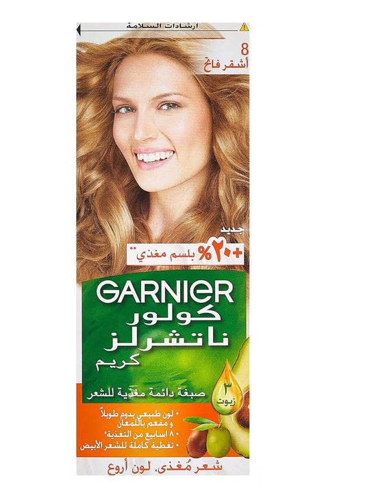 Garnier color cream- Light Blonde 8
