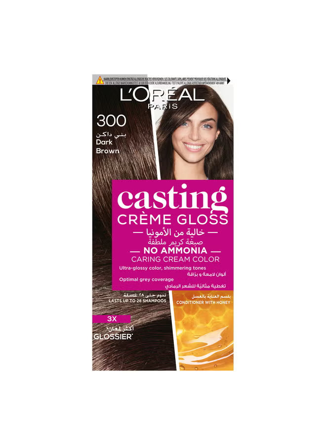L'OREAL PARIS Casting Creme Gloss 300 Dark Brown