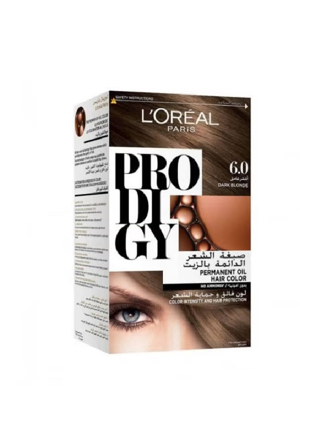 L'OREAL PARIS Prodigy Permanent No Ammonia Hair Color 6.0 Dark Blonde