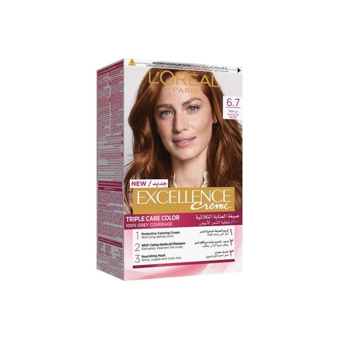 L'OREAL Excellence hair color cream Chocolate brown 6.7
