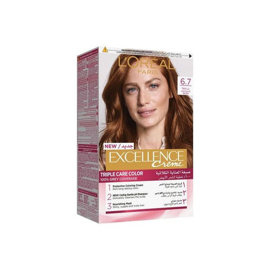 L'OREAL Excellence hair color cream Chocolate brown 6.7