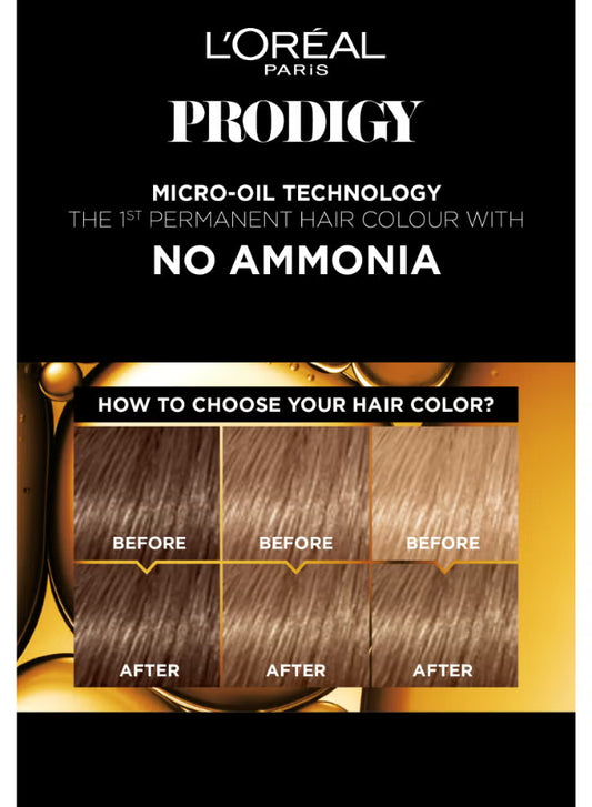 L'OREAL PARIS Prodigy Permanent No Ammonia Hair Color 7.1 Ash Blonde