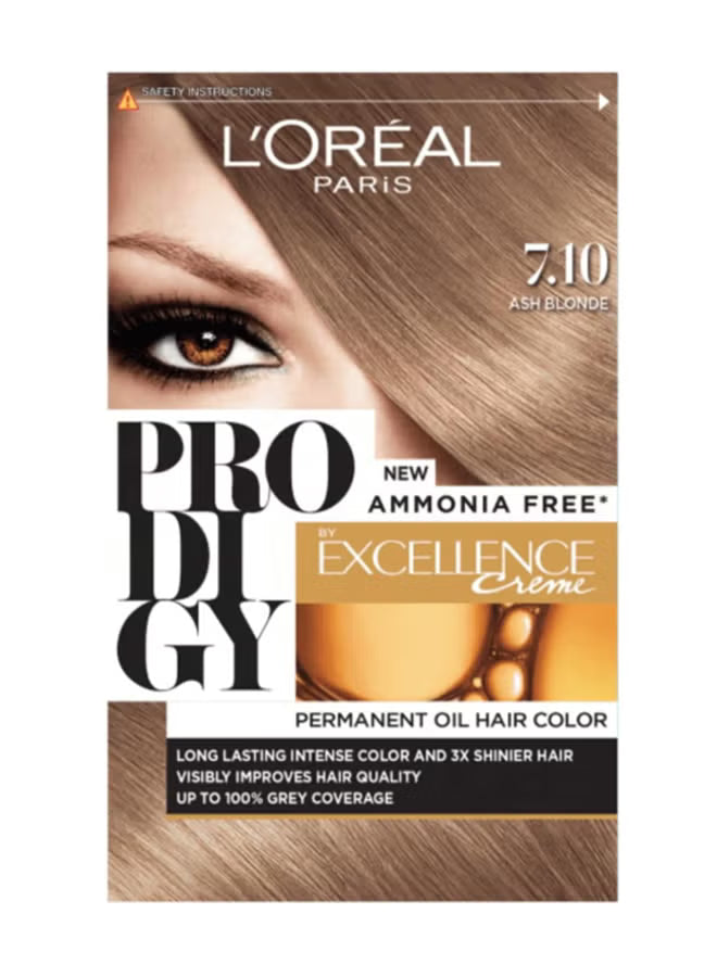 L'OREAL PARIS Prodigy Permanent No Ammonia Hair Color 7.1 Ash Blonde