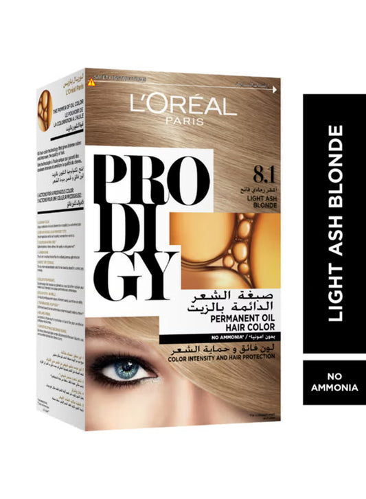 L'OREAL PARIS Prodigy Permanent No Ammonia Hair Color 8.1 Light Ash Blonde