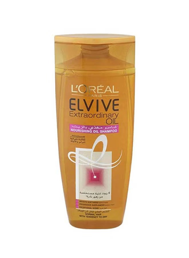 L'OREAL PARIS Elvive Extraordinary Nourishing Oil Shampoo For Normal To Dry Hair 400ml