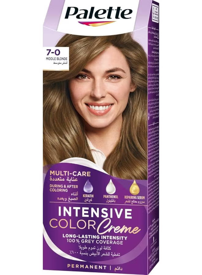 Palette Intensive Hair Color Cream 7.0 Medium Blonde