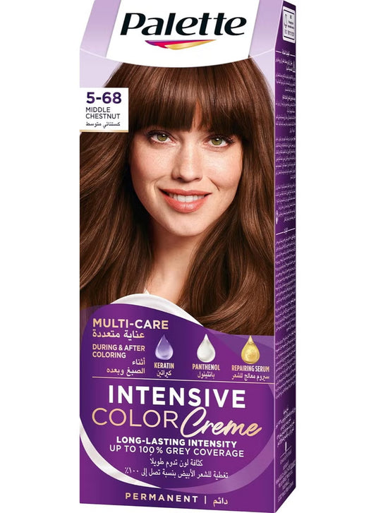 Palette Intensive Hair Color Cream 5-68 Medium Chestnut