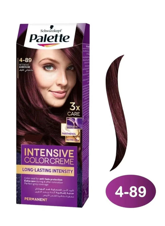Palette Intensive Hair Color Cream 4.89 Intense Aubergine