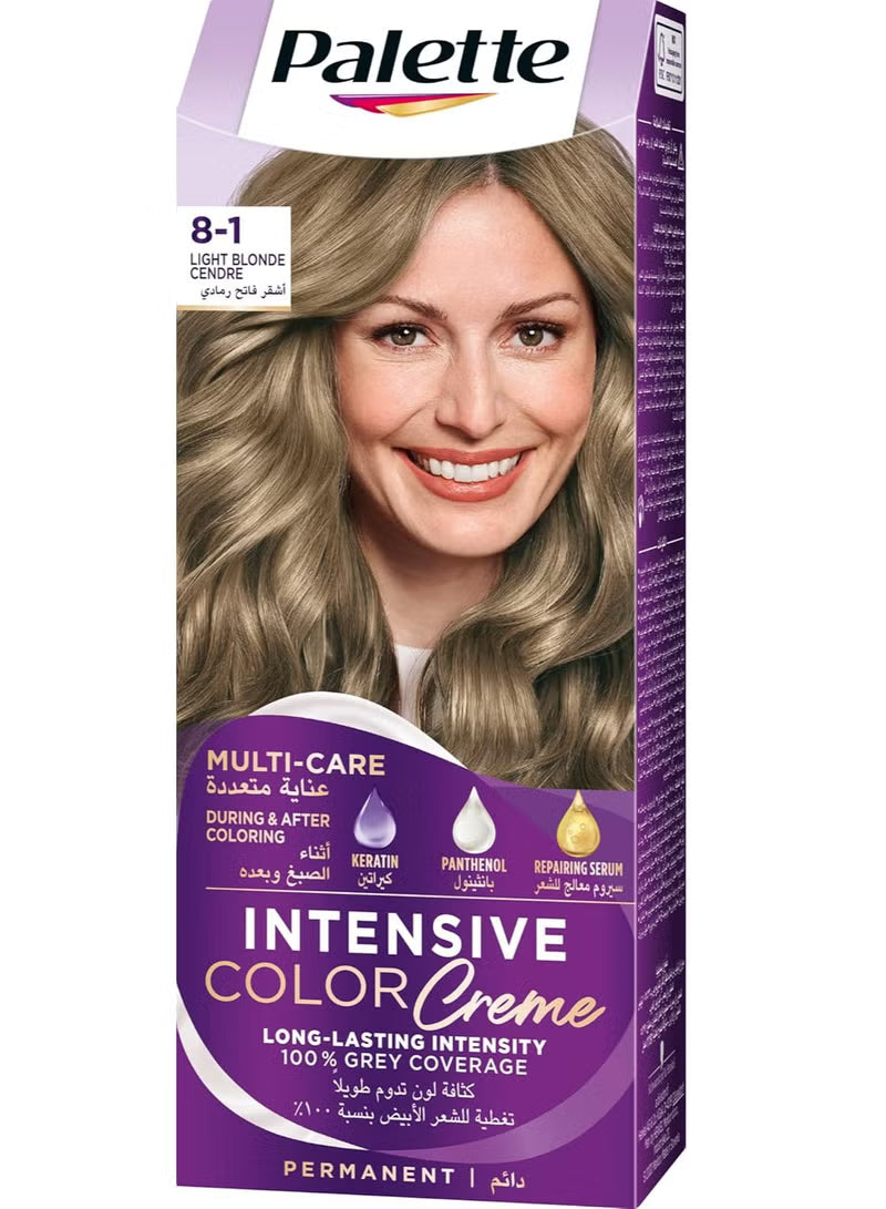 Palette Intensive Hair Color Cream 8.1 Light Blonde