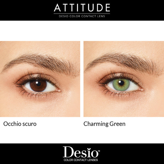Desio attitude charming green contact lenses daily