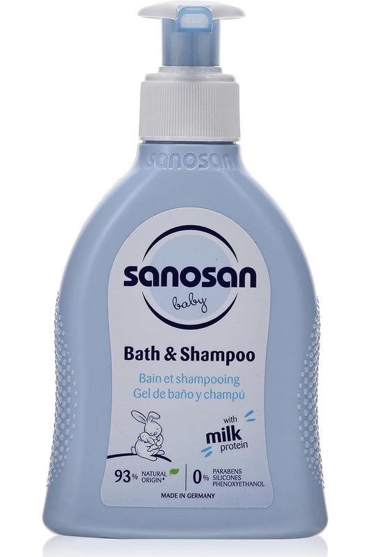 Sanosan 2in1  baby shampoo & bath 200ml