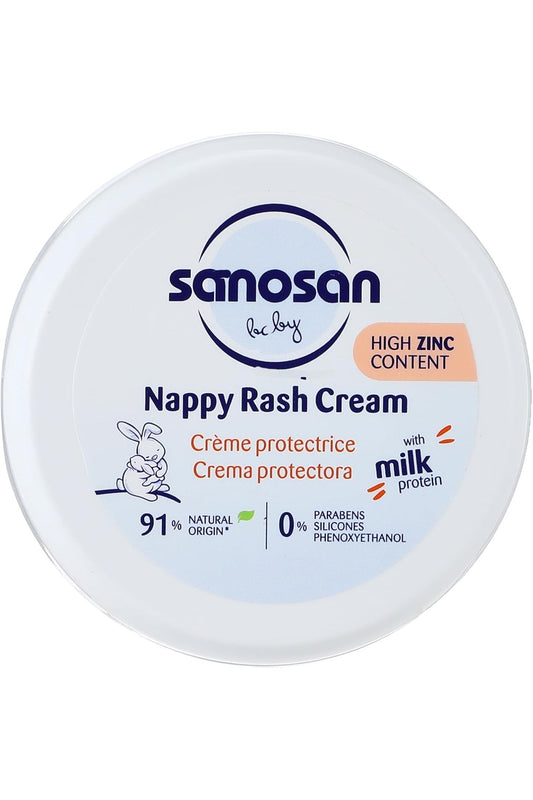 Sanosan nappy rash cream with zinc 150 ml