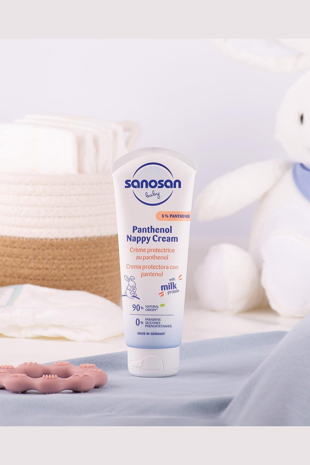 Sanosan panthenol nappy  baby cream 100 ml