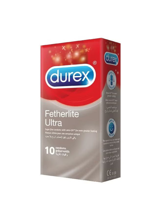 Durex | Featherlite Ultra Condom | 10 Pcs