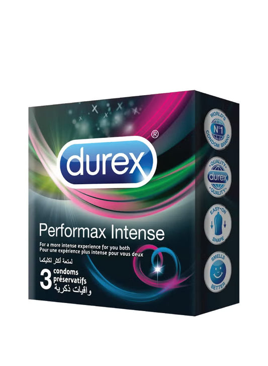 Durex Pack Of 3 Performax intense Condoms