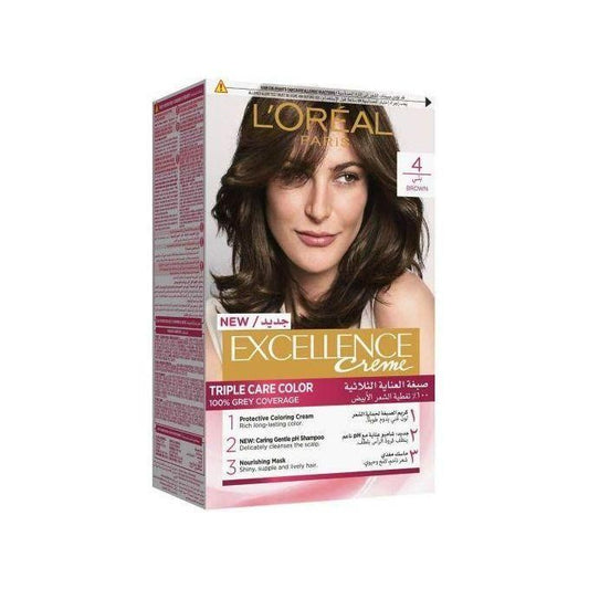 L'OREAL  Excellence hair color cream-Brown 4.0