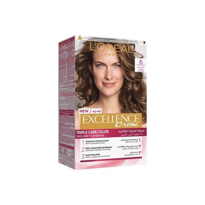 L'OREAL  Excellence hair color cream-Dark Blonde 6.0