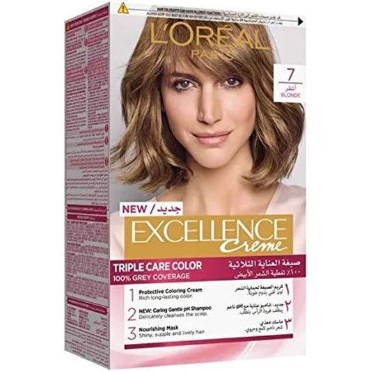 L'OREAL  Excellence hair color cream-Blonde 7.0