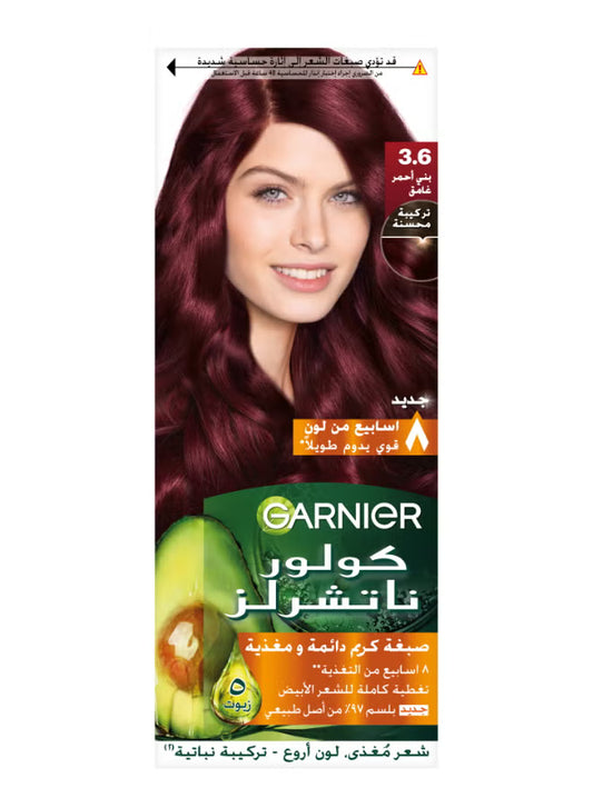 Garnier color cream- Deep Red Brown 3.6 ..15%