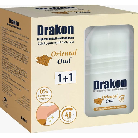 Drakon Roll-on Deodorant (1+1) Oriental Oud Scent 50ml