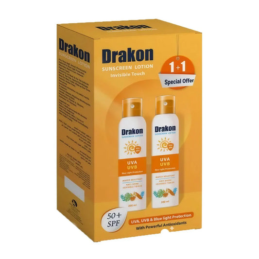 Drakon Sunscreen Offer 1+1 SPF50+ Lotion Spray - 200ml