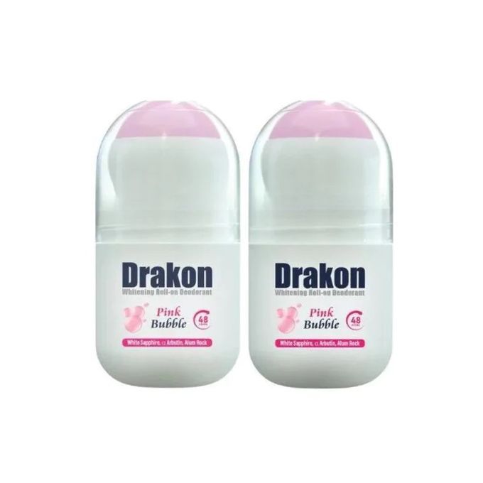 Drakon Roll-on Deodorant (1+1) pink bubble Scent 50ml
