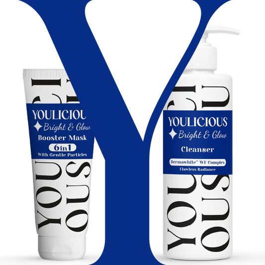 Youlicious bright & glow booster mask 6*1 +cleanser
