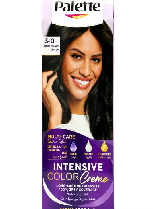 Palette Intensive Hair Color Cream 3.0 Dark Brown