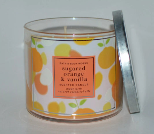 Bath & Body Works candle with Orange& Vanilla 411gm