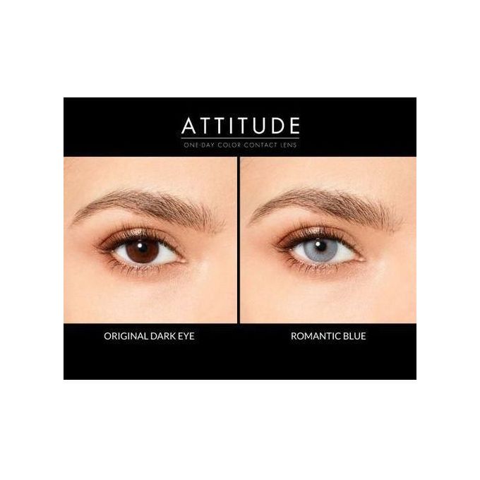 Desio attitude Romantic blue contact lenses daily