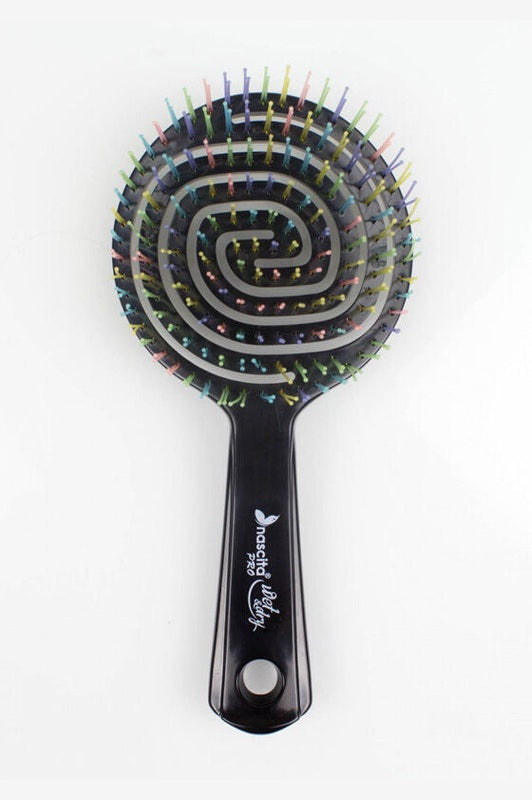 Nascita round hair brush black