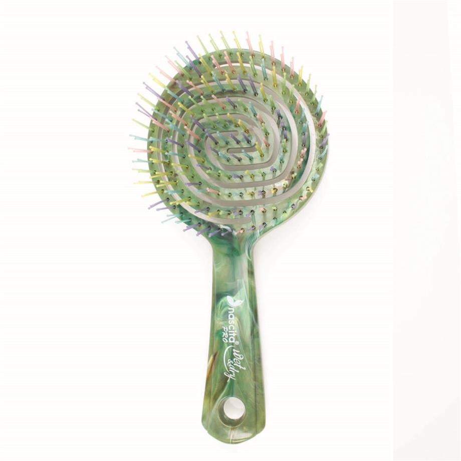 Nascita detangle kids hair brush-Marple green