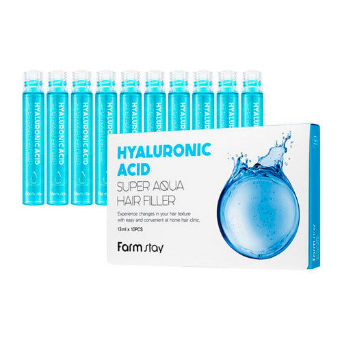 Farm Stay - Hyaluronic Acid Super Aqua Hair Filler 10 ampoules * 13 ml